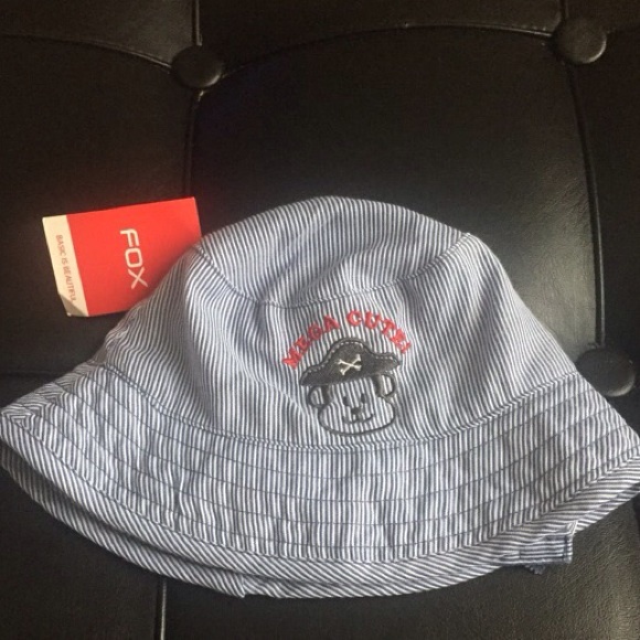 Fox Other - Blue Stripped "Mega Cute" Hat